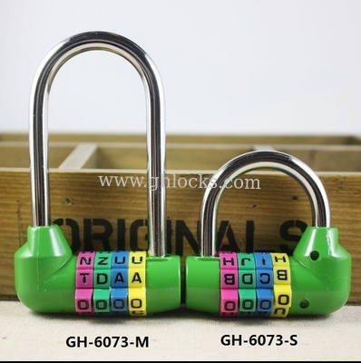 4 Digital Long Bar English Letter Combination lock Long anti-theft Combination Code lock supplier