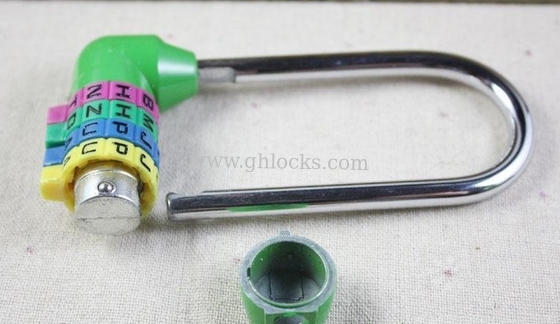 4 Digital Long Bar English Letter Combination lock Long anti-theft Combination Code lock supplier